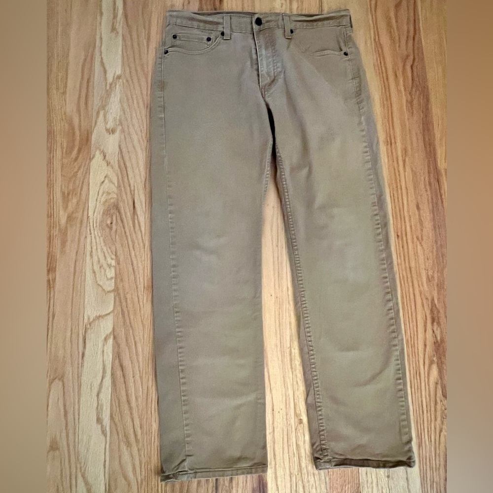 Levi’s 505 Regular Fit Straight Leg Twill Pants, 32x30